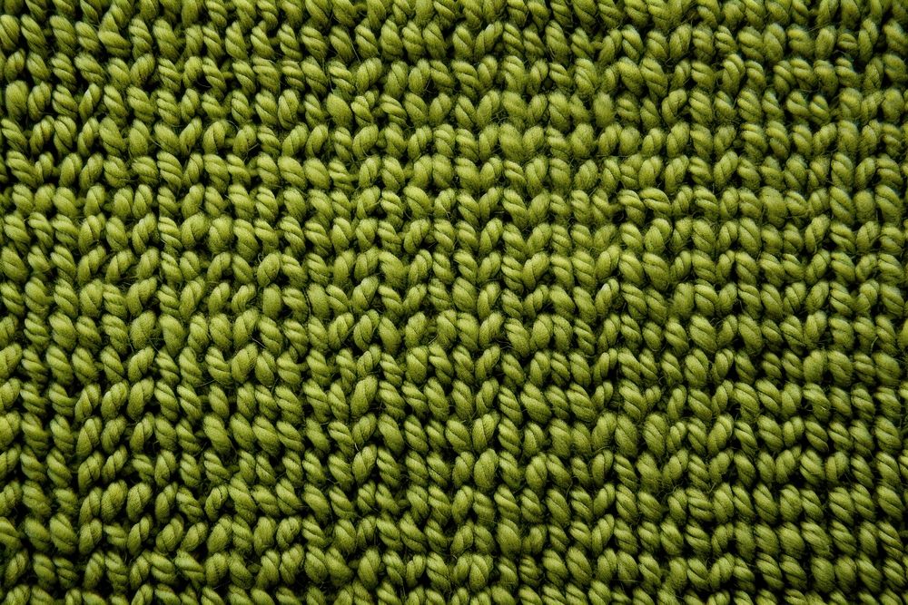 Knit moss texture embroidery clothing.