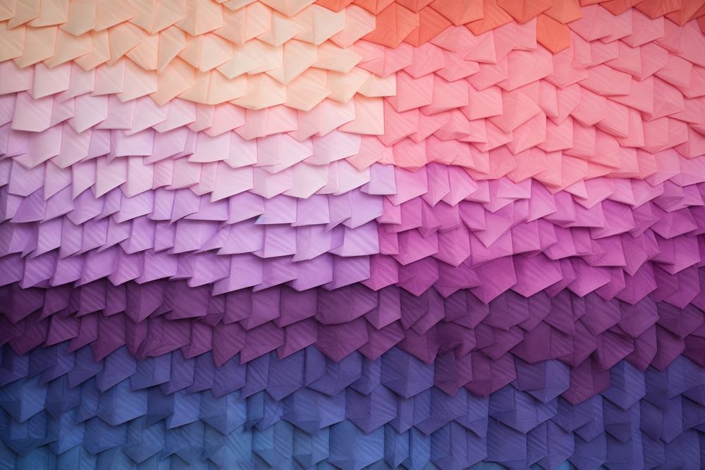 Ombre puff quilt pattern texture purple paper.