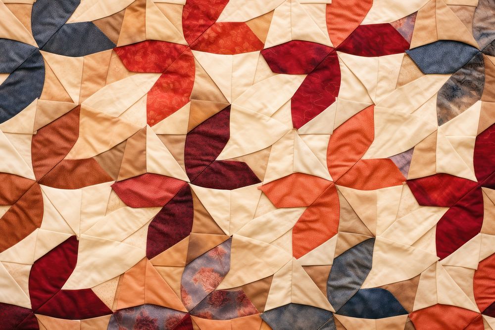 Pinwheel quilt block pattern patchwork clothing apparel.