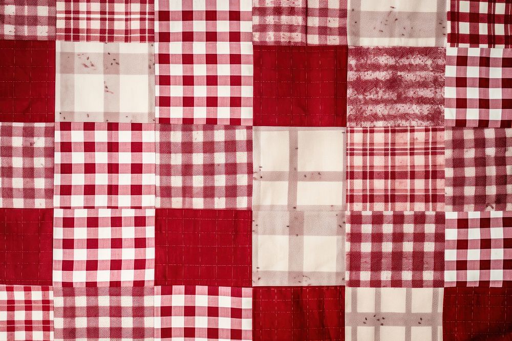 Picnic quilt pattern tablecloth patchwork linen.