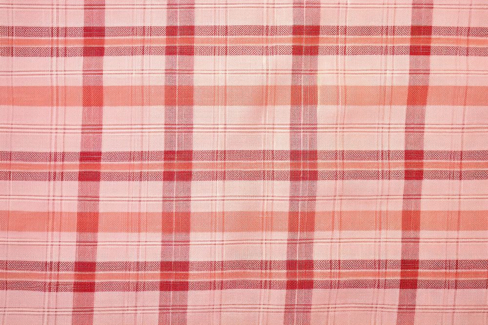 Plaid patterns peach color tablecloth tartan linen.