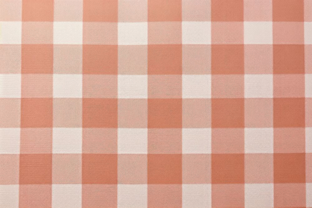 Plaid patterns peach color tablecloth linen home decor.