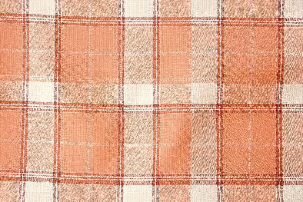 Plaid patterns peach color tablecloth tartan.