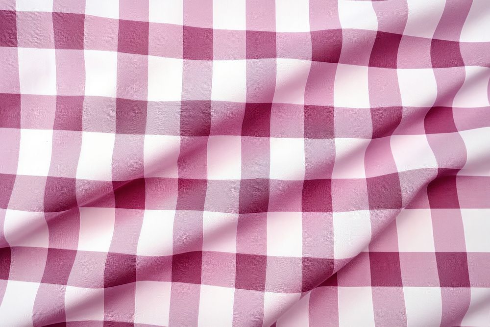 Plaid patterns rose color tablecloth person human.