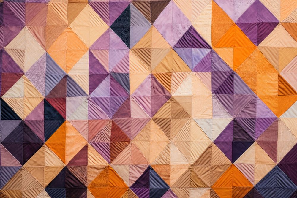 Punch lines quilt pattern patchwork purple.
