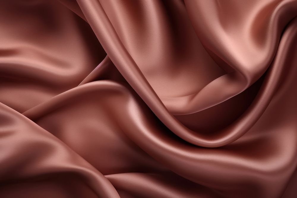Satin chocolate color person maroon velvet.