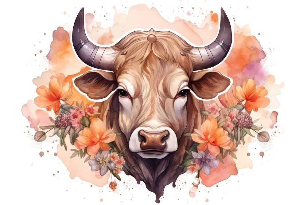 Taurus zodiac sign livestock wildlife dessert.
