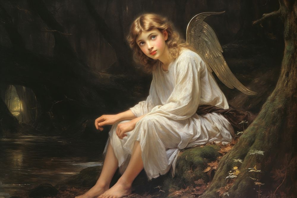 An elf painting art archangel.