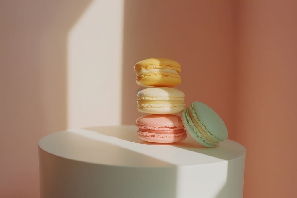 Macarons confectionery cricket sweets.