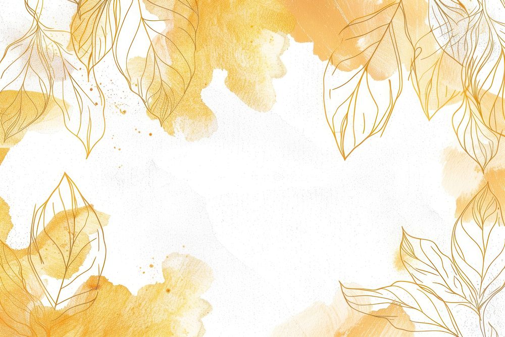 Autumn leaves border frame texture graphics pattern.
