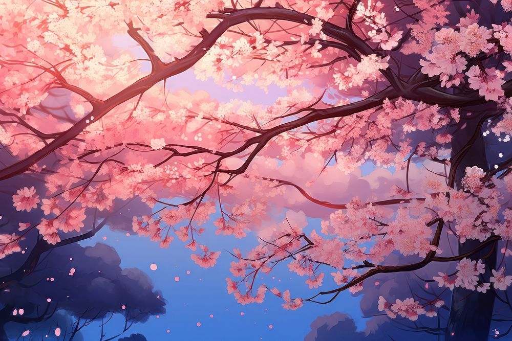 Cherry blossom outdoors scenery flower.