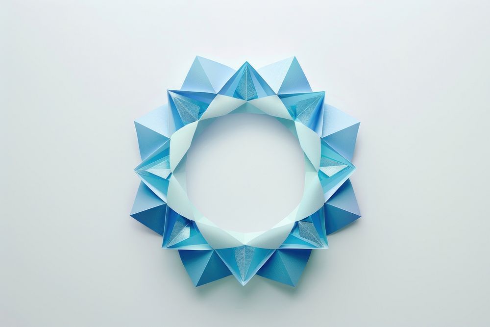 Jewelry paper art origami simplicity chandelier.