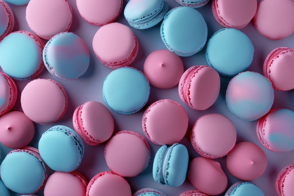 Macarons confectionery cricket sweets.