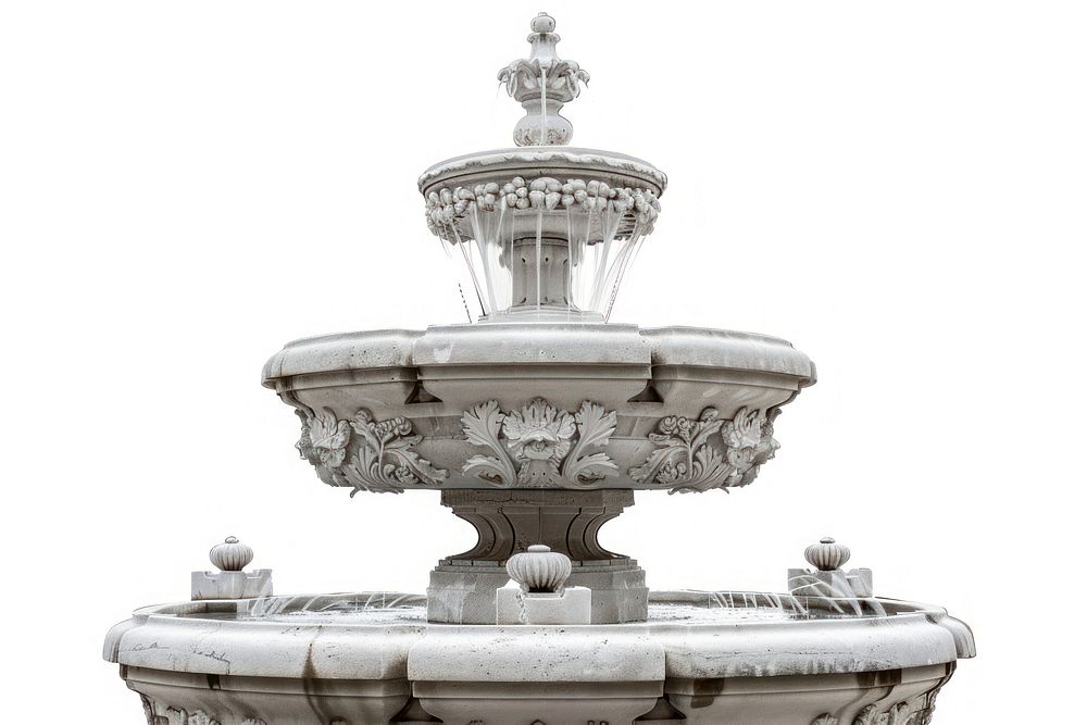 Grand marble fountain architecture water drinking fountain.