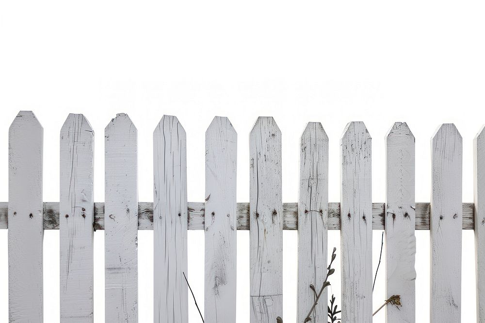 White wooden fence backgrounds outdoors white background.