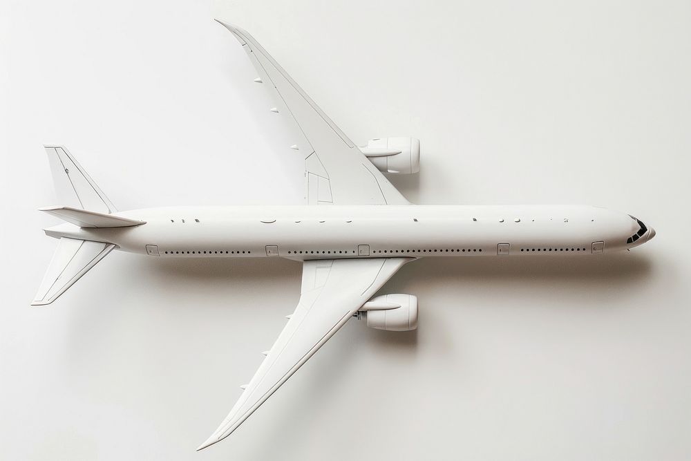 White airplane transportation aircraft airliner.