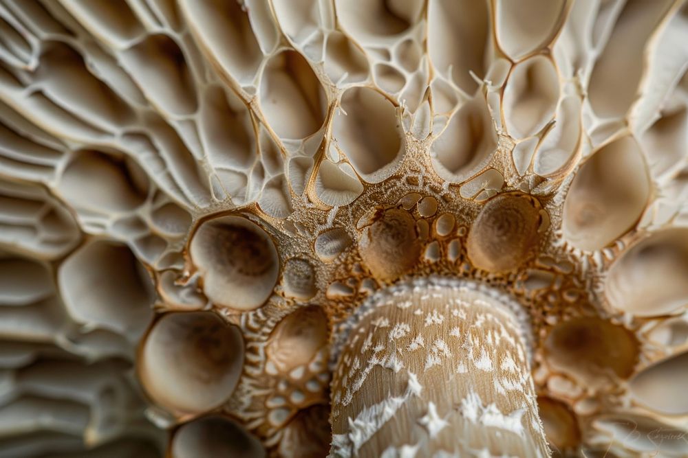 Mushroom chandelier amanita agaric.