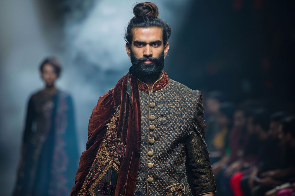 Indian man model fashion performer person.