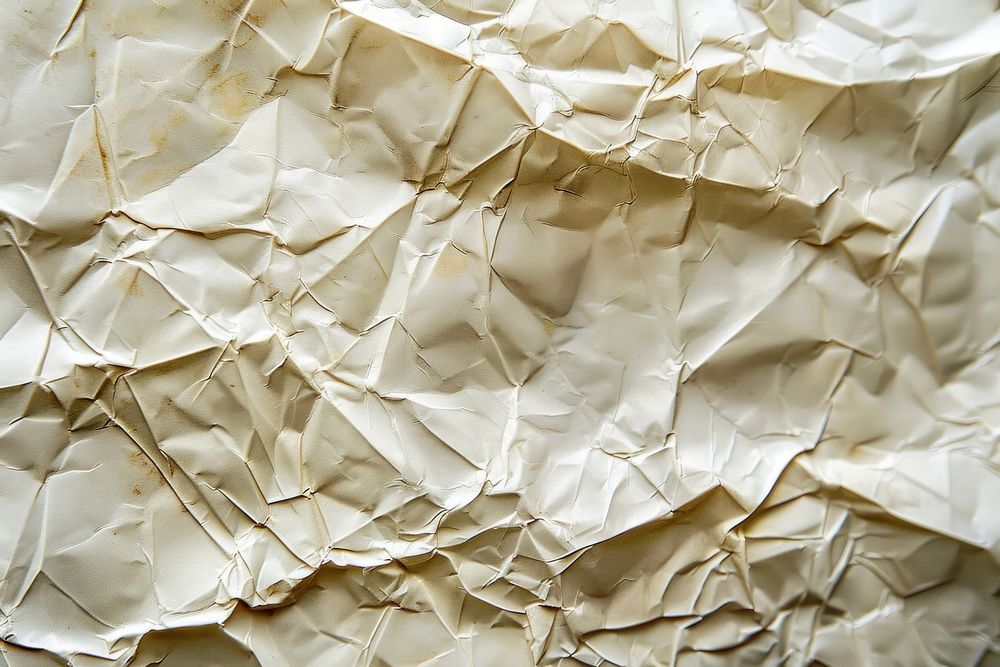 Paper texture aluminium clothing.