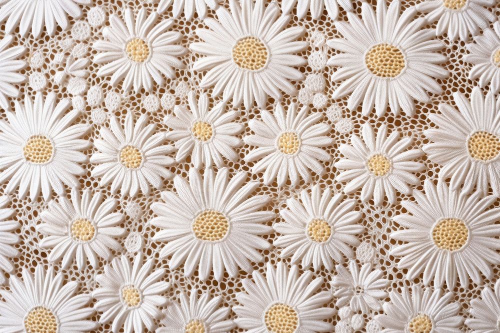 Lace backgrounds pattern daisy.