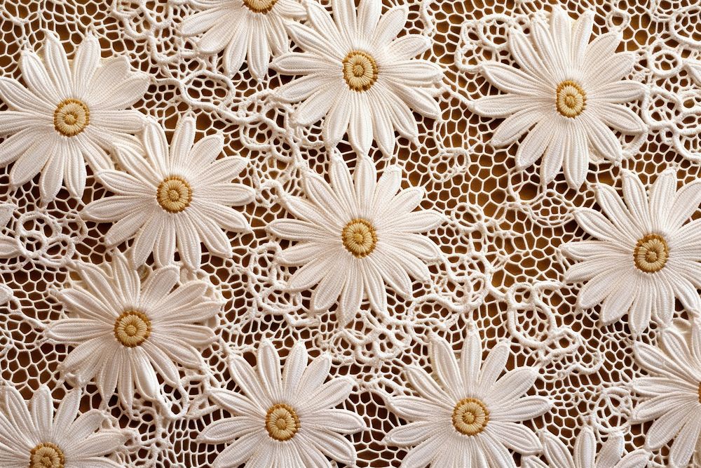 Lace backgrounds daisy chrysanths.