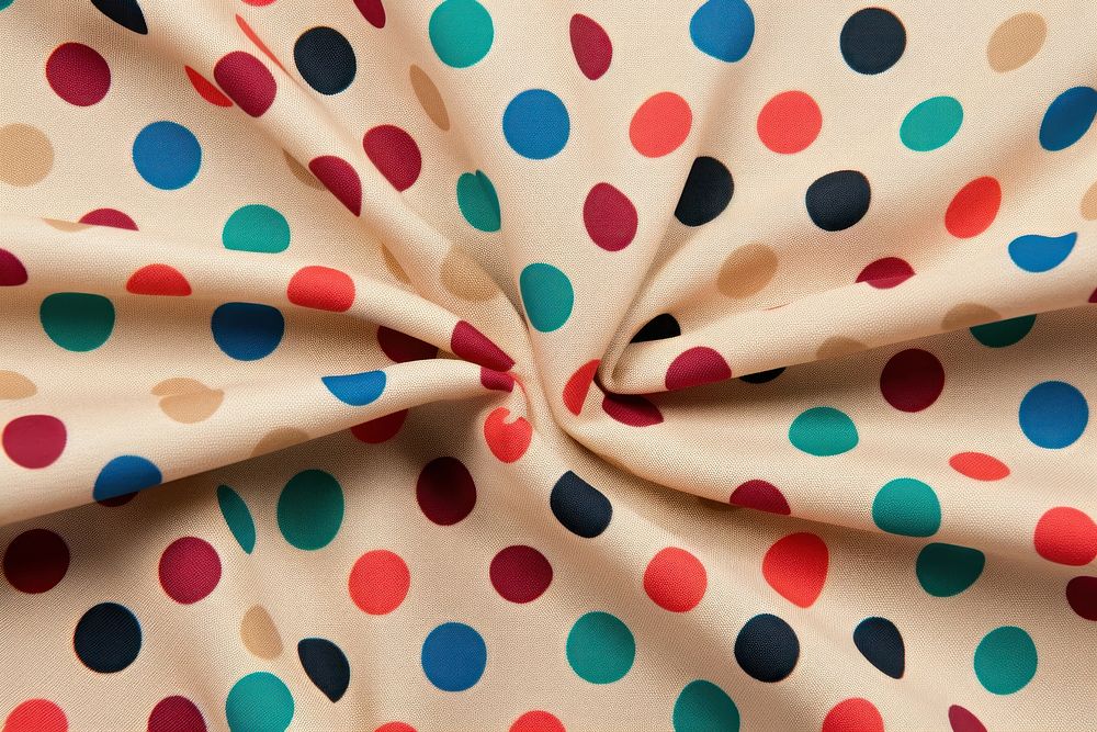 Polka dots backgrounds pattern crumpled.