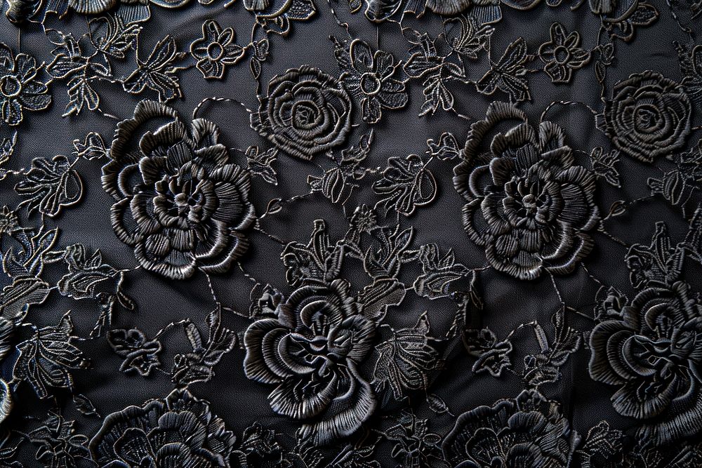 Lace black backgrounds pattern.