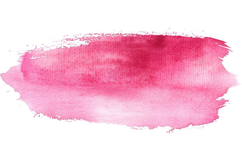 Abstract soft bright pink watercolor stain on white vector image cosmetics lipstick diaper.