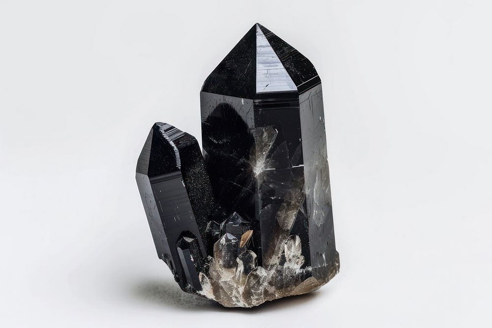 Black onyx crystal ammunition weaponry mineral.