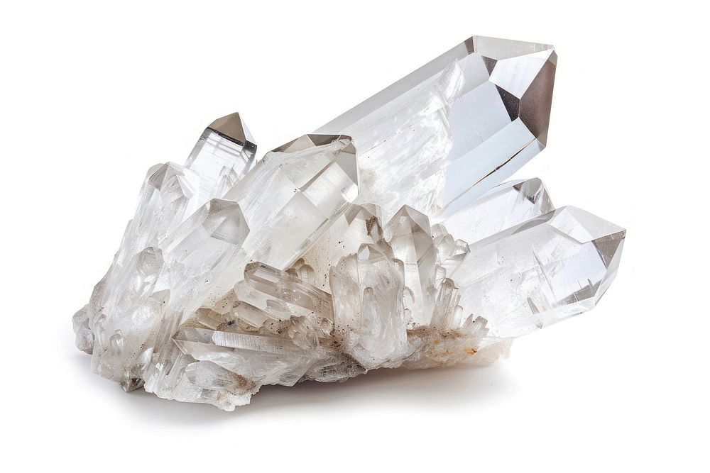 Clear quartz crystal accessories accessory mineral.