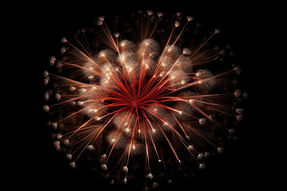 Firework fireworks chandelier blossom.