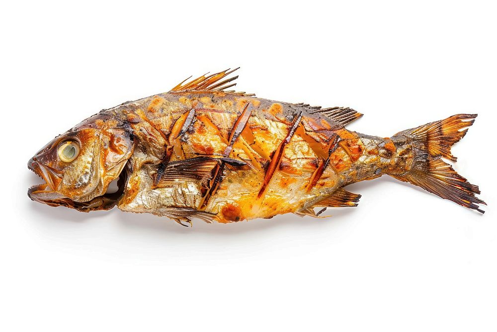 Grilled fish animal sea life.