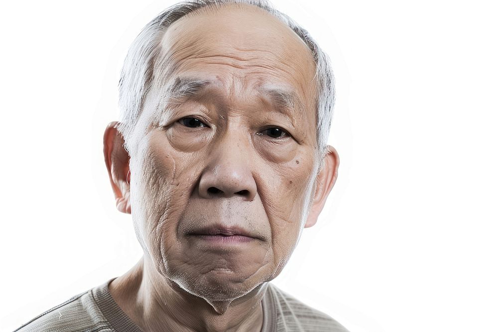 Portait asian senior man photo photography portrait.