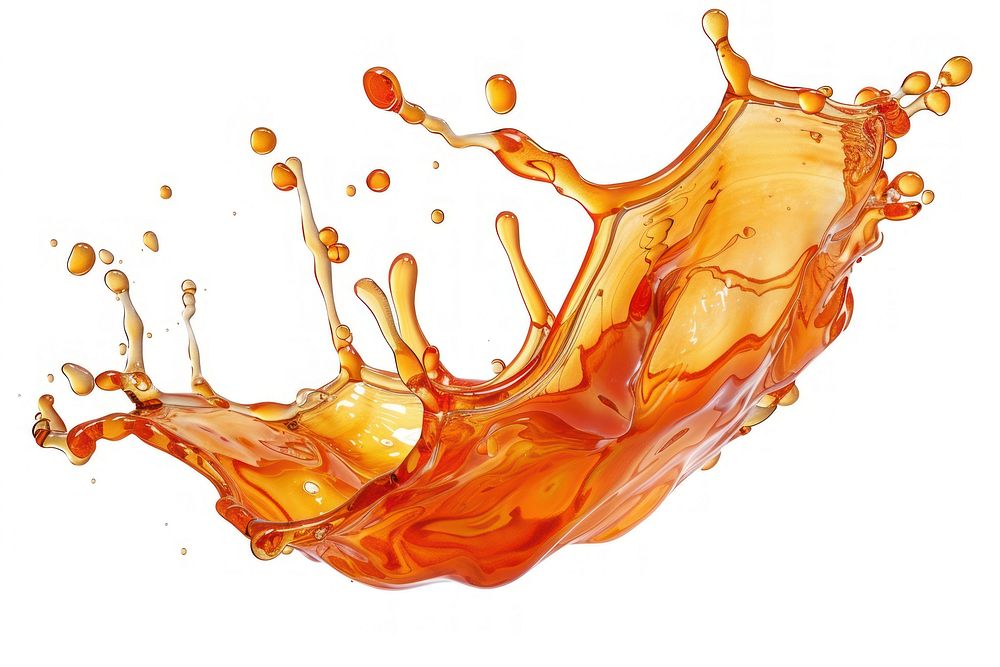 Drop maple syrup splash beverage drink juice.