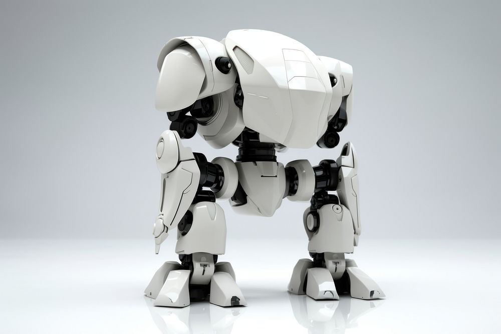 Robot robot white toy.