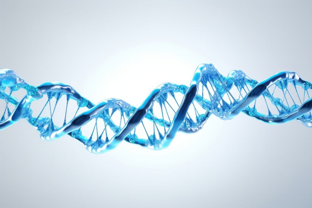 Blue DNA structure jewelry accessories accessory.