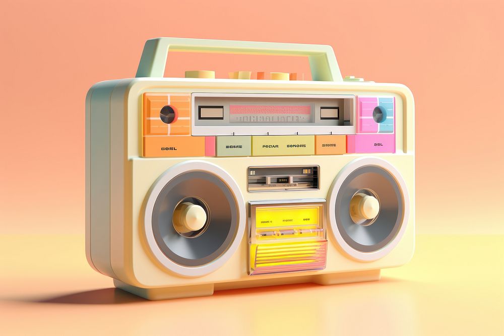 Cassette player electronics radio cassette player.