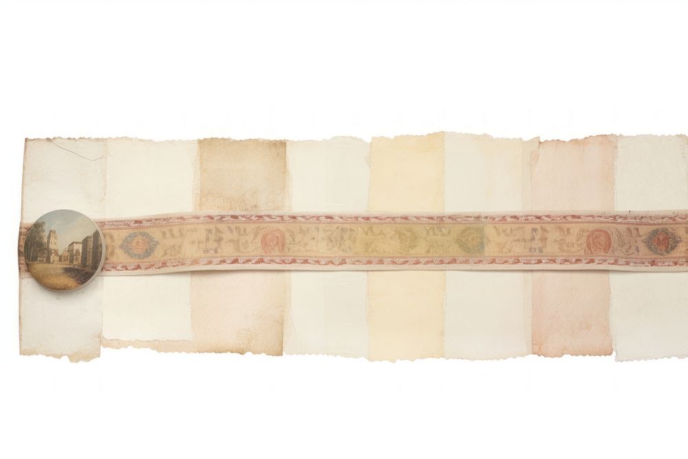 Adhesive tape is stuck on a eid mubarak ephemera collage backgrounds paper old.