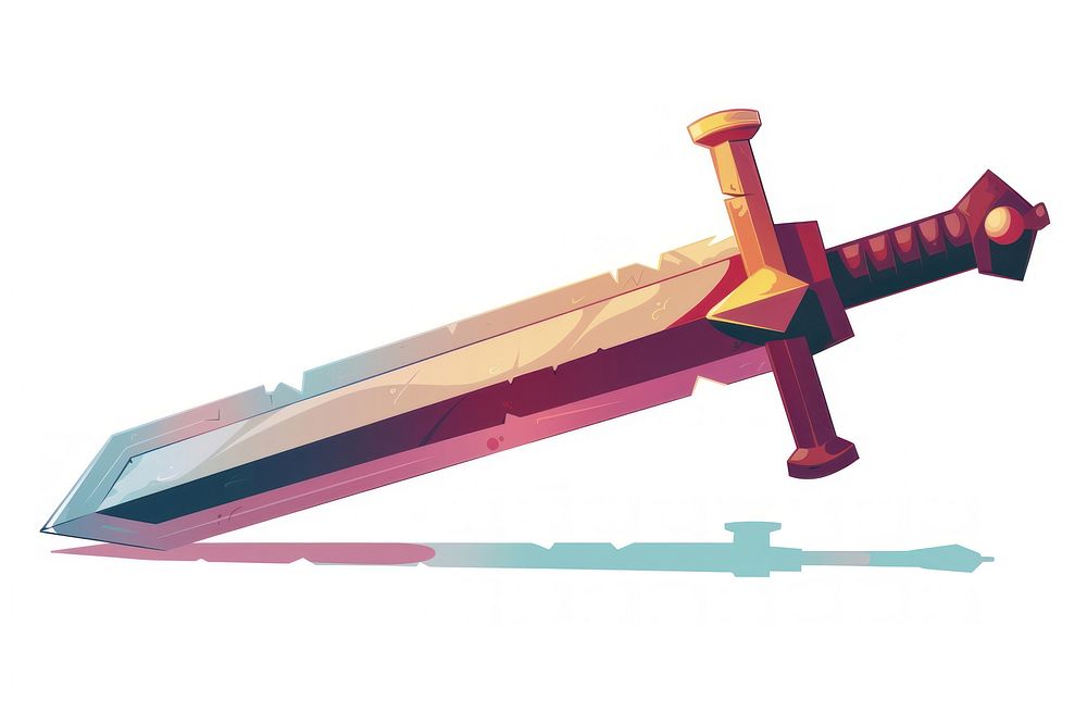 Sword cartoon weapon dagger.