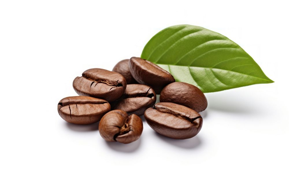 Coffee bean food white background coffee beans.