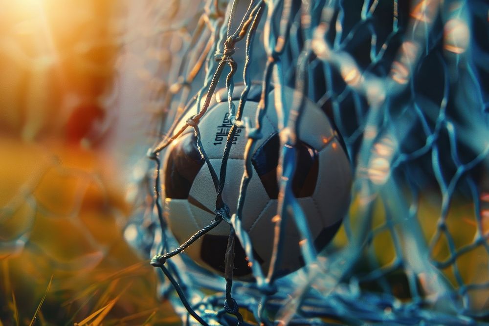 Soccer ball touch goal net backgrounds complexity fragility.