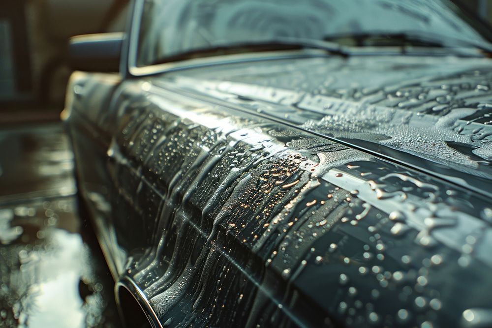 Washing car vehicle transportation architecture.