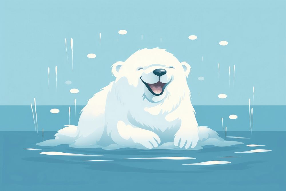 Bear animal mammal polar bear.