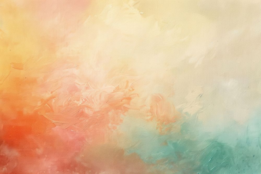 Close up on pale rainbow painting backgrounds creativity.