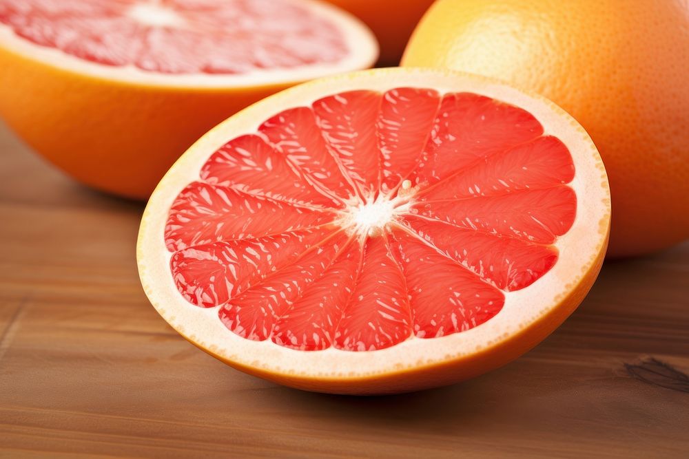 Grapefruit isolated grapefruit slice plant.