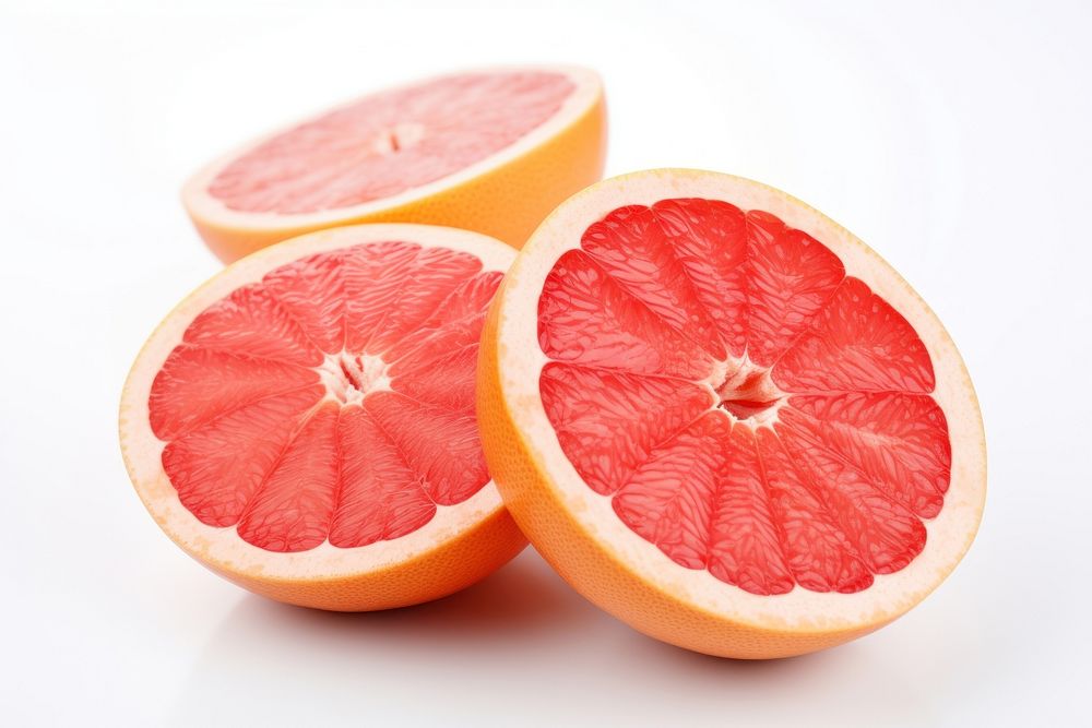 Grapefruit isolated grapefruit slice plant.