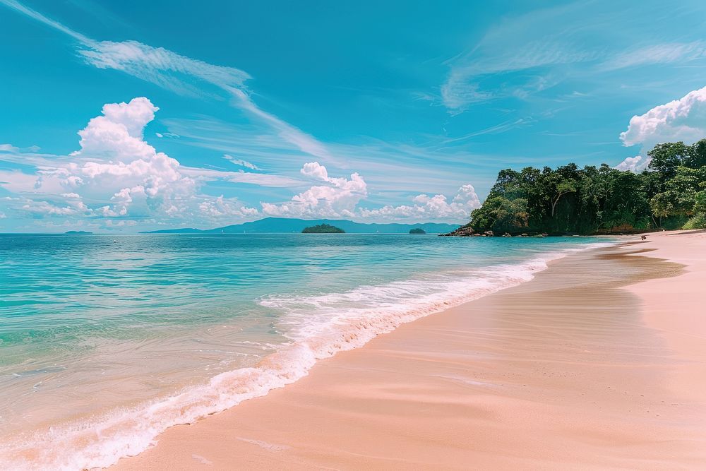 Phuket background beach shoreline outdoors.