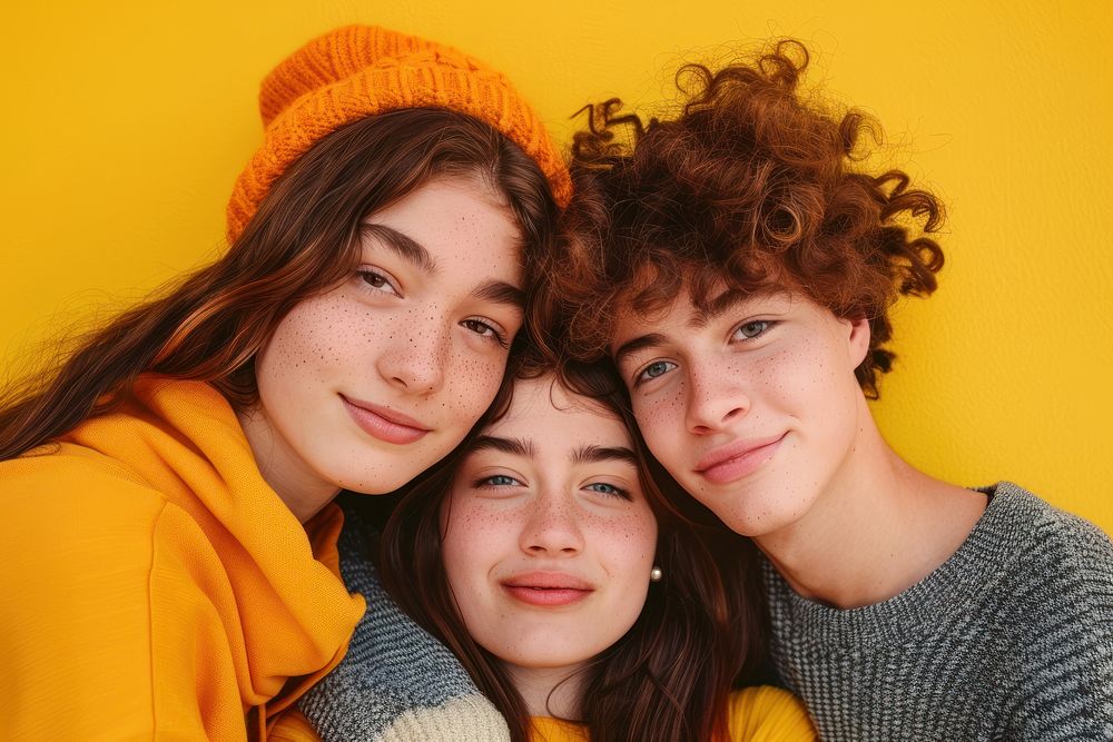 3 inclusivity teenage portrait yellow photo.