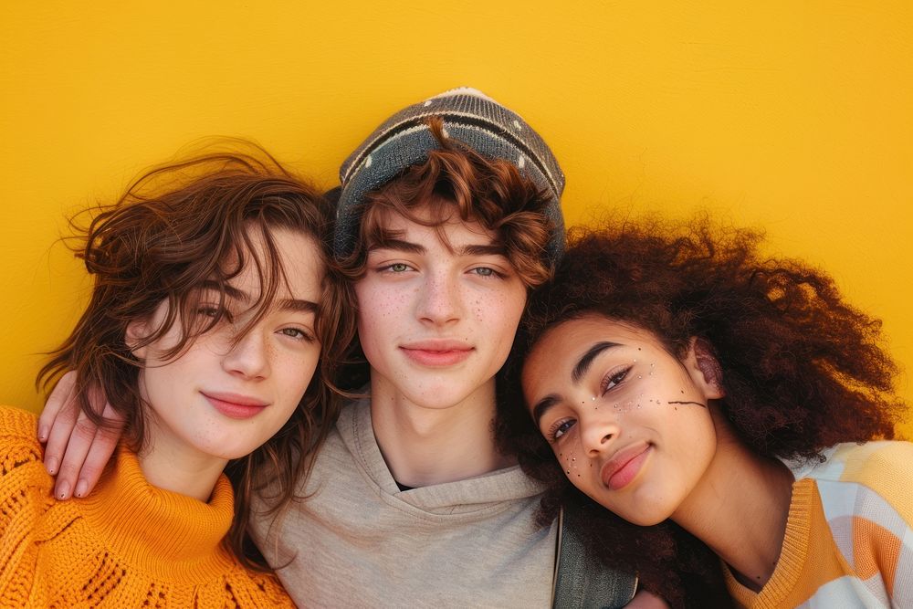 3 inclusivity teenage portrait yellow adult.