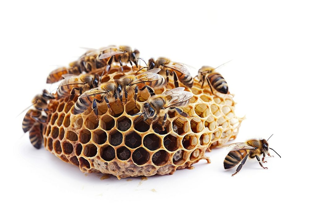 Invertebrate bumblebee honeycomb andrena.